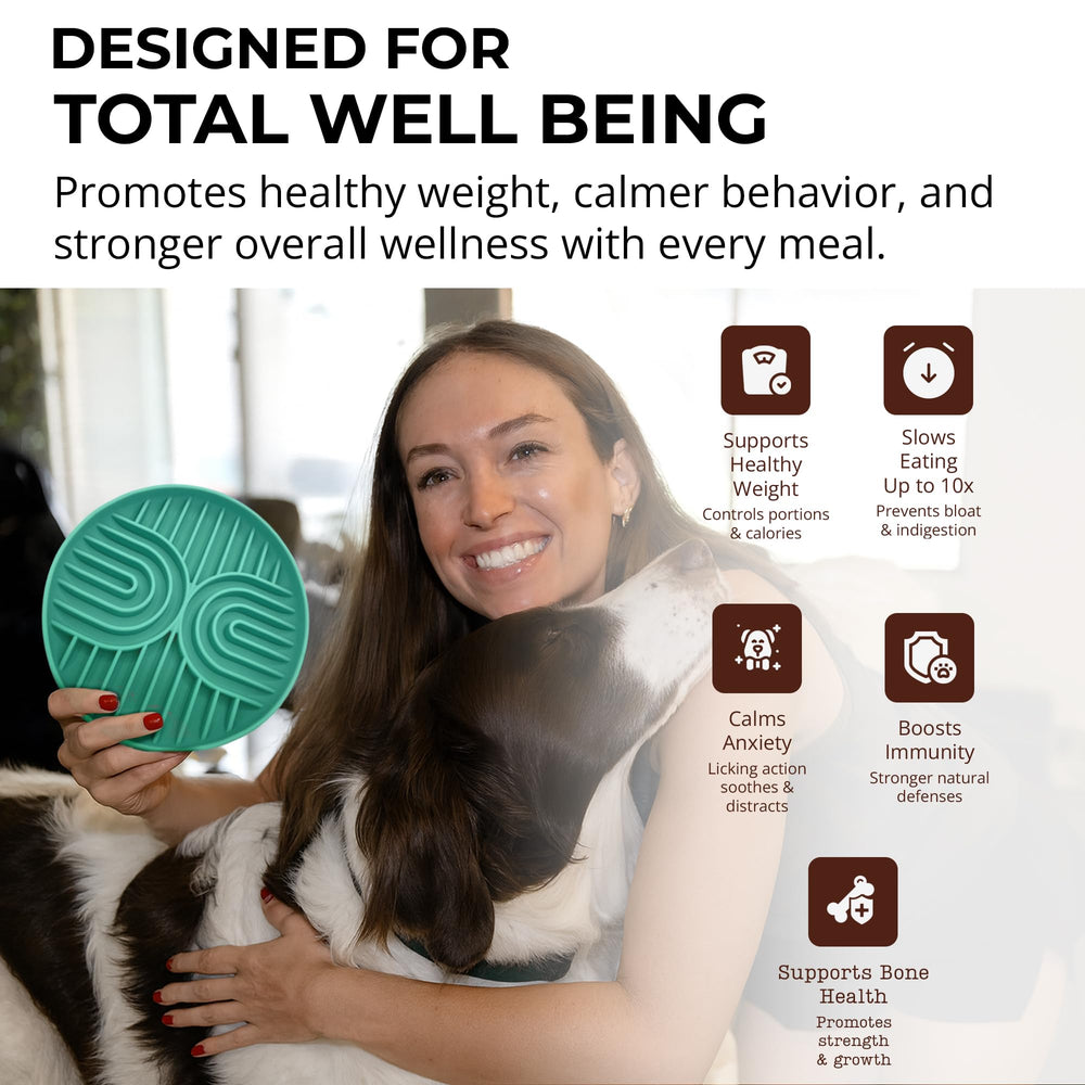 Tazón puzzle Fur-Brained para dietas variadas de perros y gatos