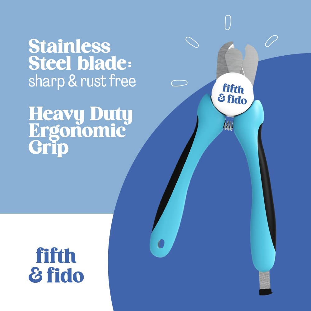 Mango antideslizante Fifth & Fido para grooming estable.