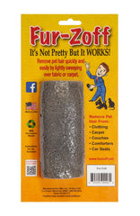 Fur-Zoff quita pelo de alfombras y sillones, ideal para hogares con mascotas.