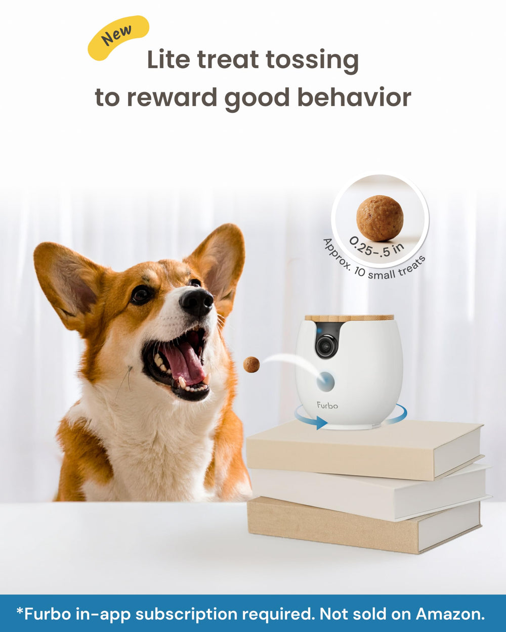 Furbo Mini 360° permite revisar hasta 7 días de historial de video.