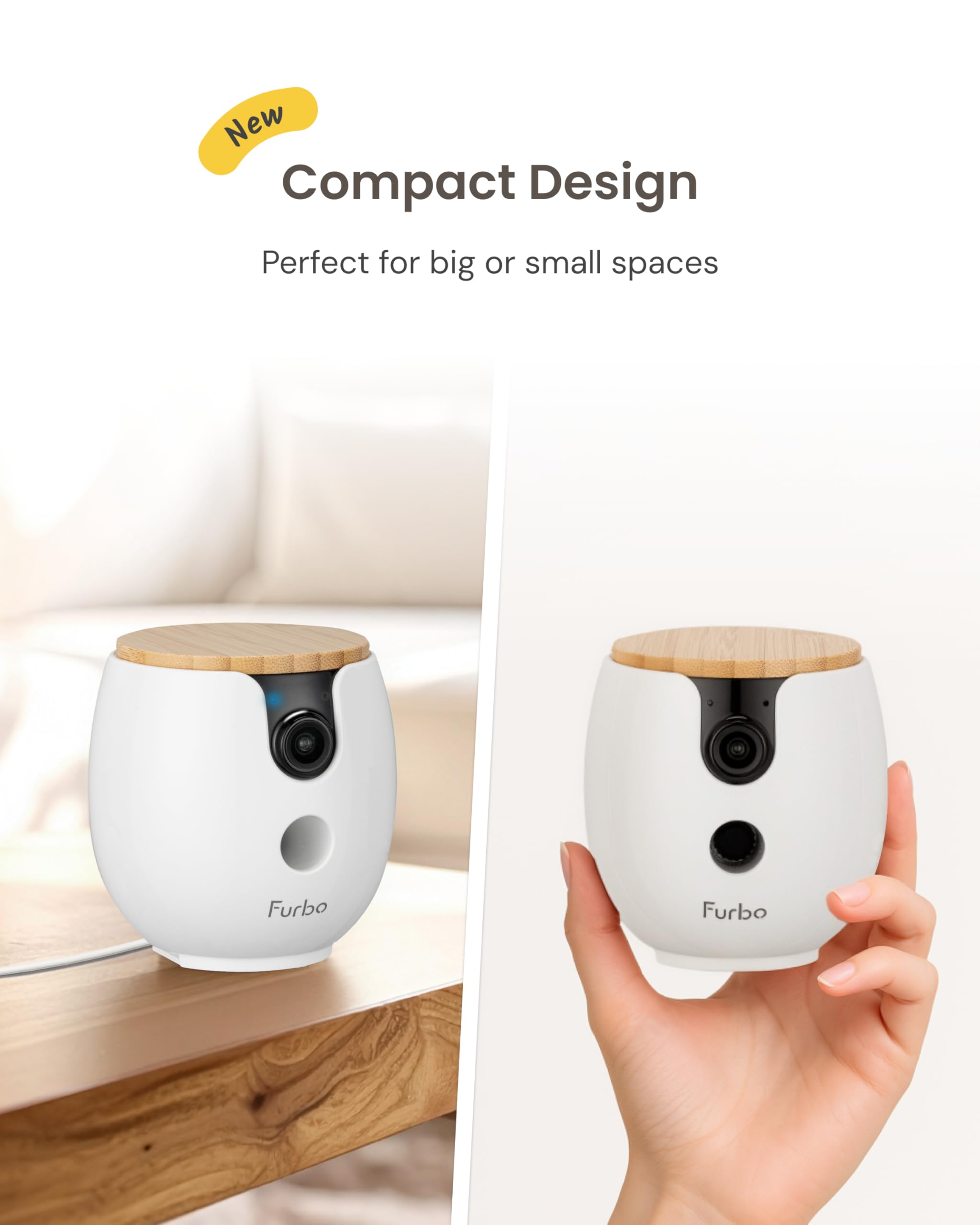 Furbo Mini IA de monitoreo en casa para entender hábitos.