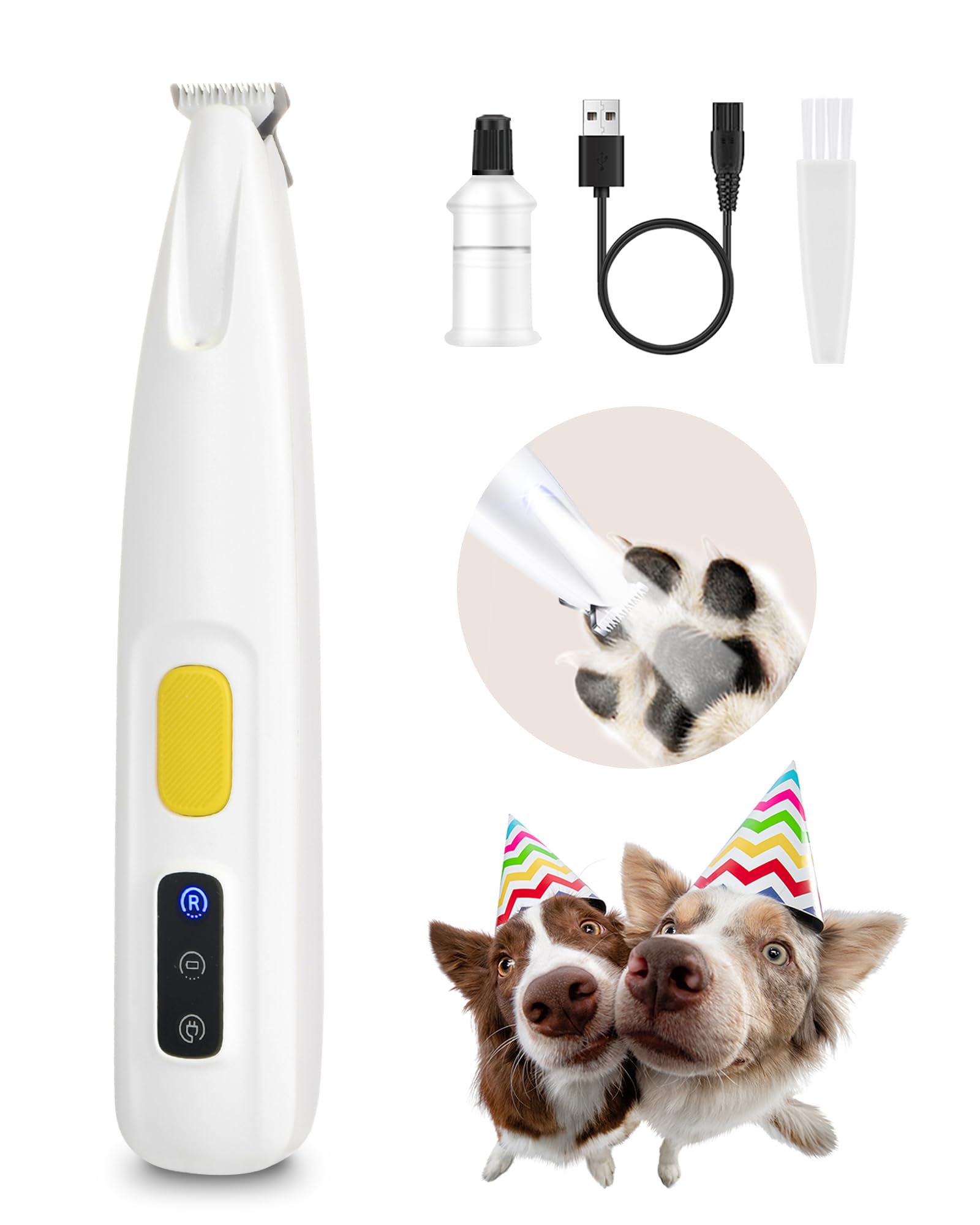 FURBONA cortapatas para perros con lama de 18 mm para un acabado rápido y suave