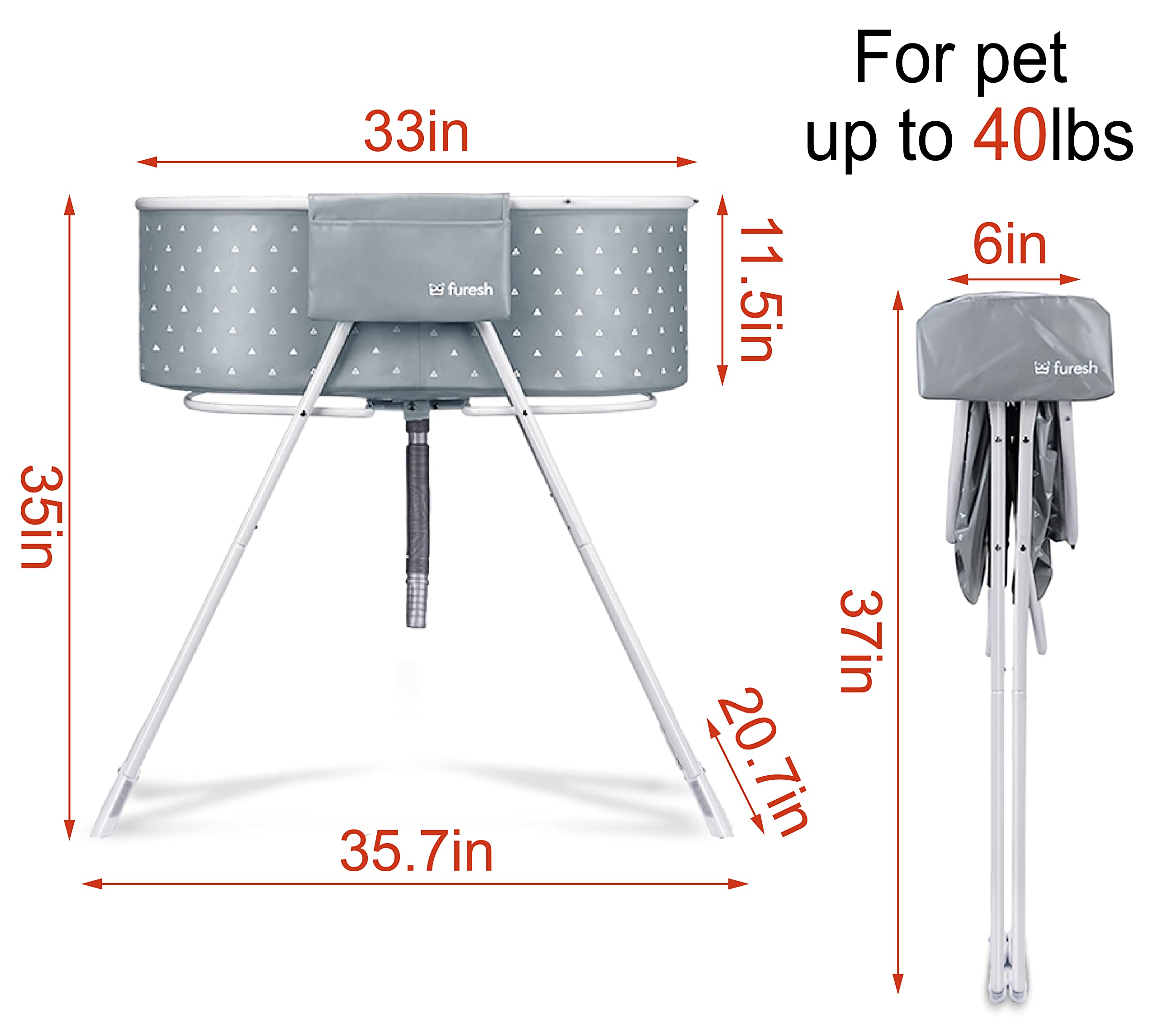 Furesh Little Dipper con correa de dos puntos para seguridad