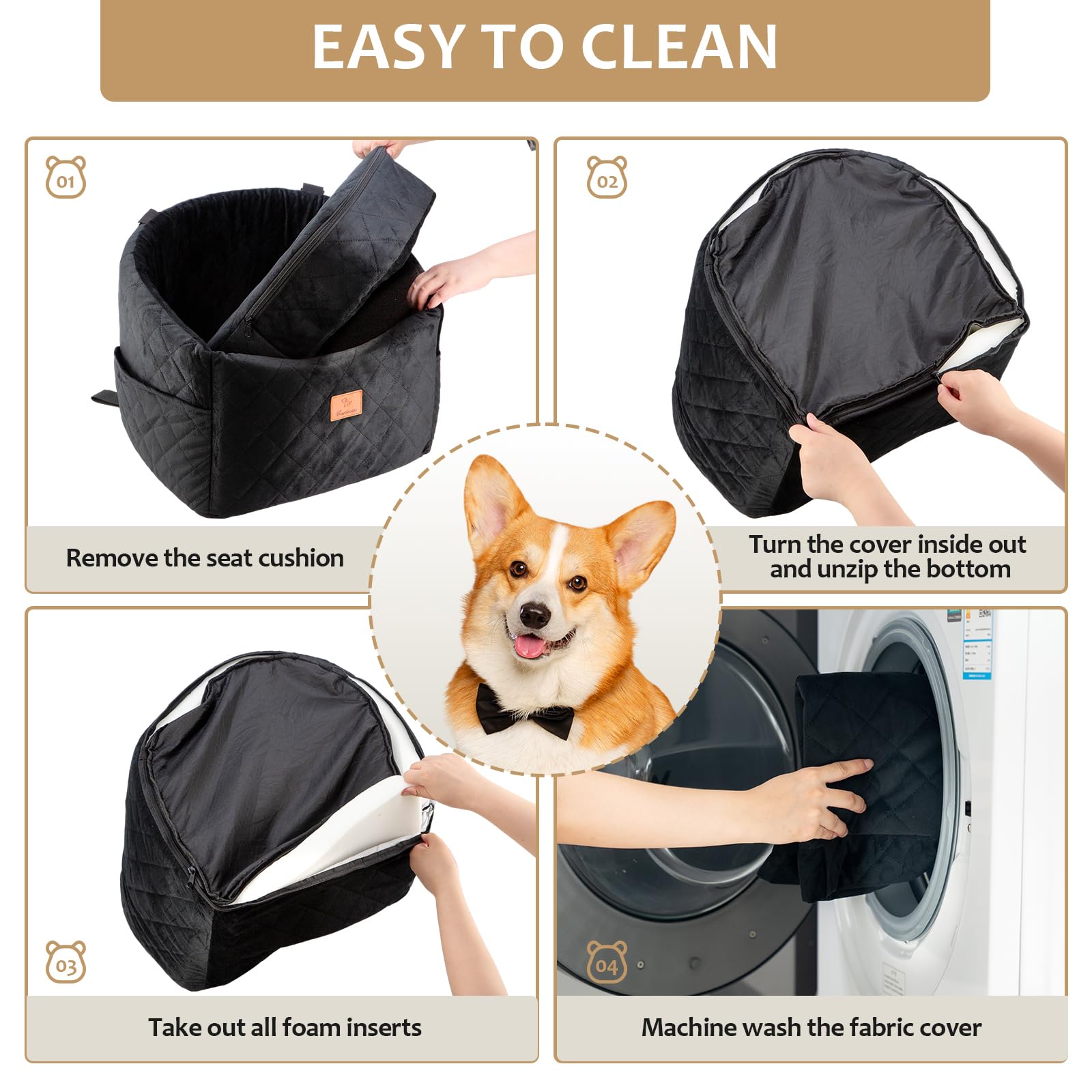 FurFrolic elevación de 4,72 pulgadas para ver la ventana y reducir mareo.