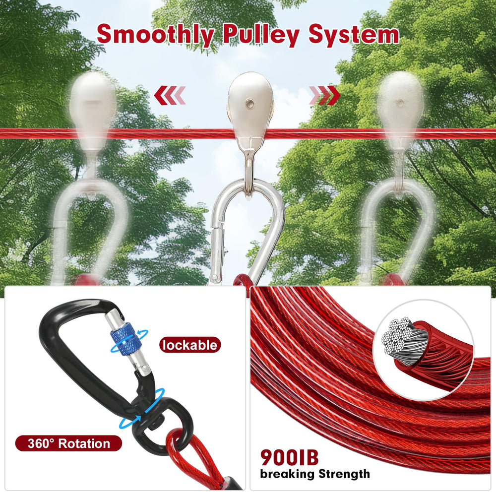 Cable resistente Furggis con capacidad para perros grandes y duradera.