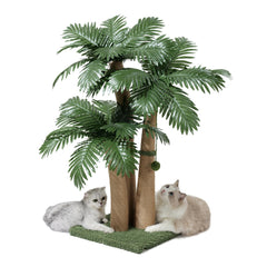 Furlogy arbol gato palma de 40 pulgadas, perfecto para rascar y estirar