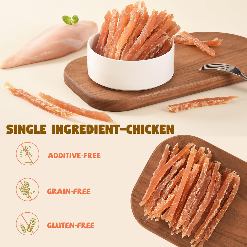 Furmate tiras de pollo, snack de premio para perros