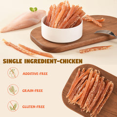 Furmate tiras de pollo, snack de premio para perros