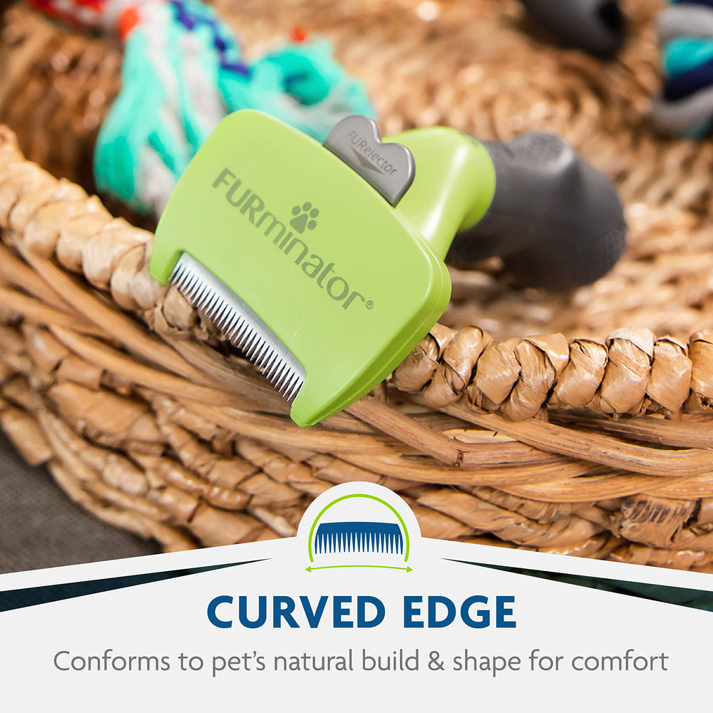 FURminator borde curvo protege la piel durante el deslanado
