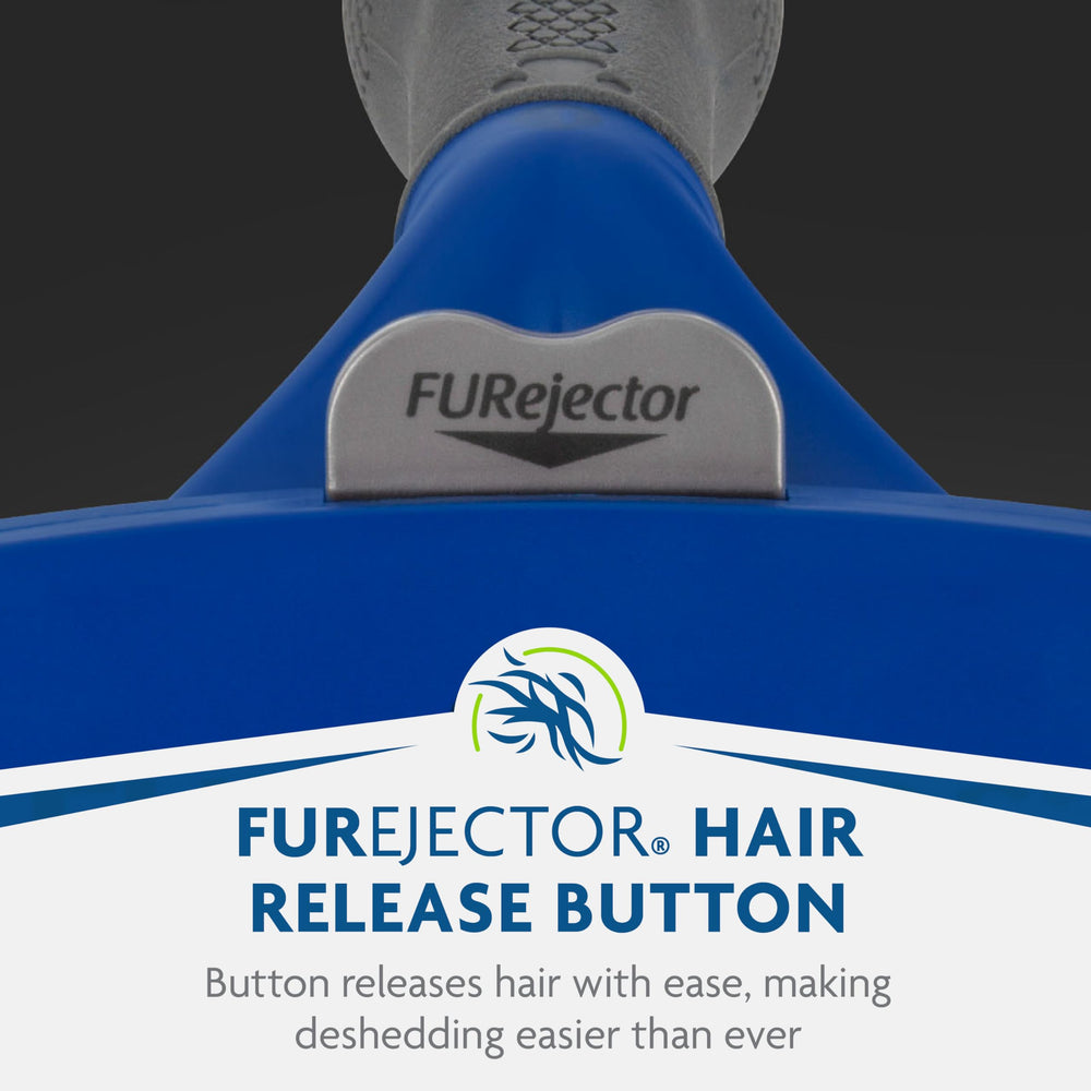 FURminator uso semanal para reducir el deshilachado y desenredar.