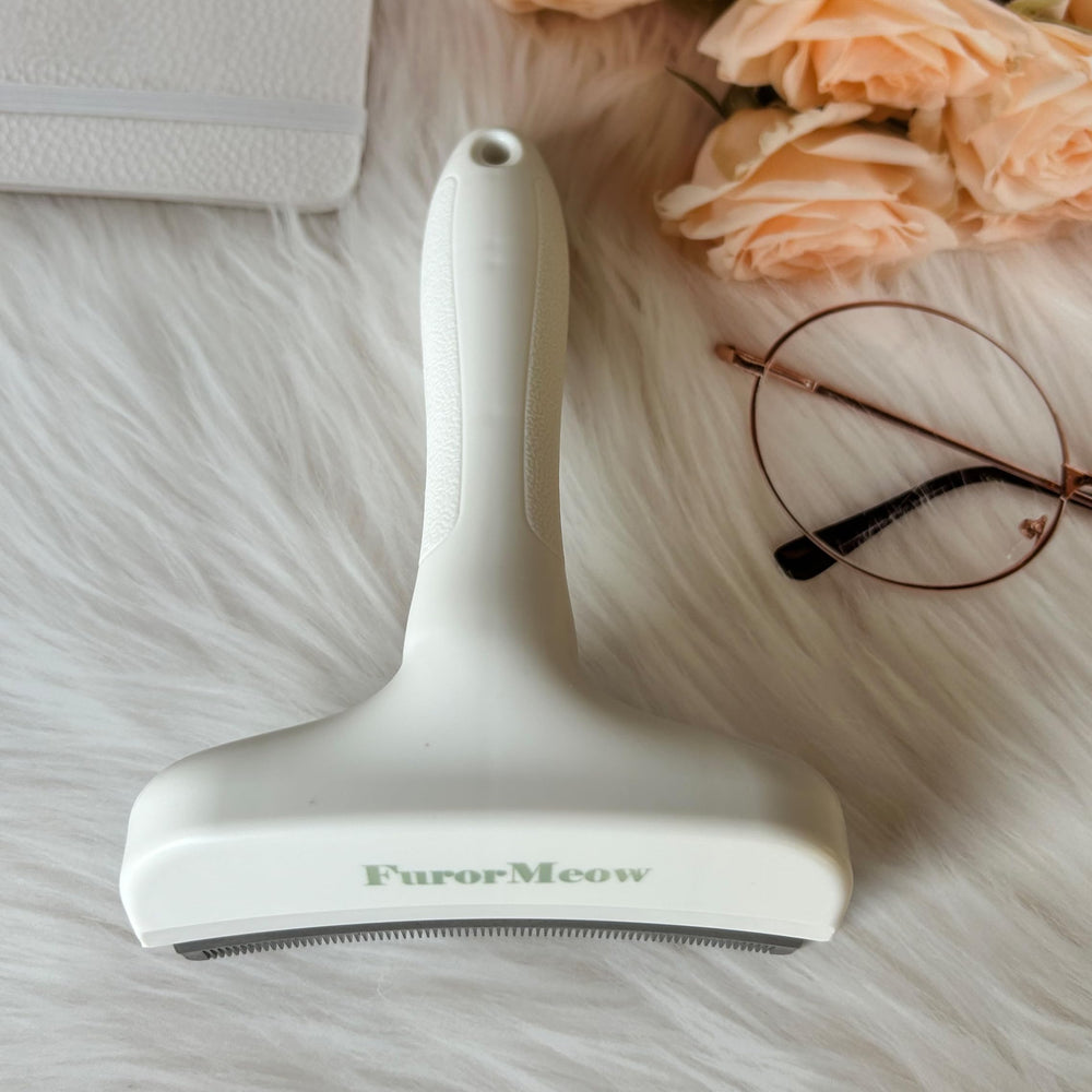 FurorMeow, color blanco, diseño limpio para grooming en casa.