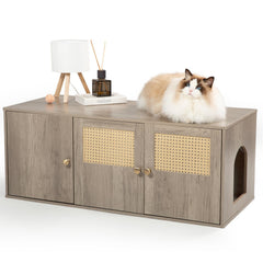 Furriends mueble oculto para caja de arena Ash oculta la arena en la sala