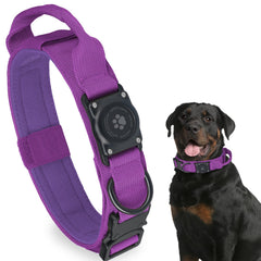 Furrigo collar con AirTag integrado y carcasa dura para protección del AirTag durante juegos