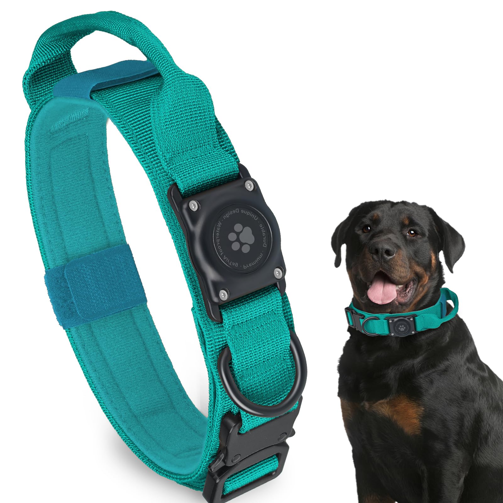 Collar Furrigo con AirTag integrado, evita pérdidas durante paseos.