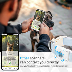 Collar duradero de algodón, lino y cáñamo, cómodo para la piel del perro.