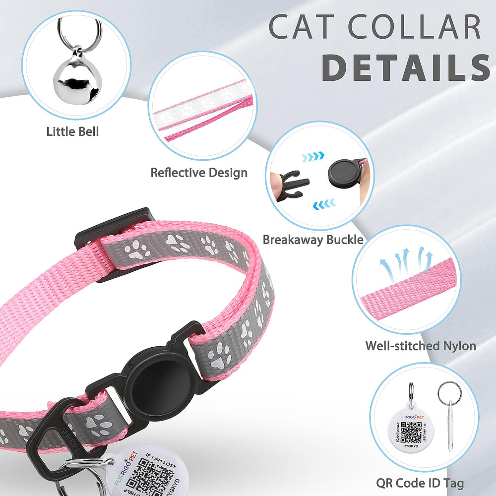 Collar Furrigo con etiqueta QR para facilitar el regreso a casa.