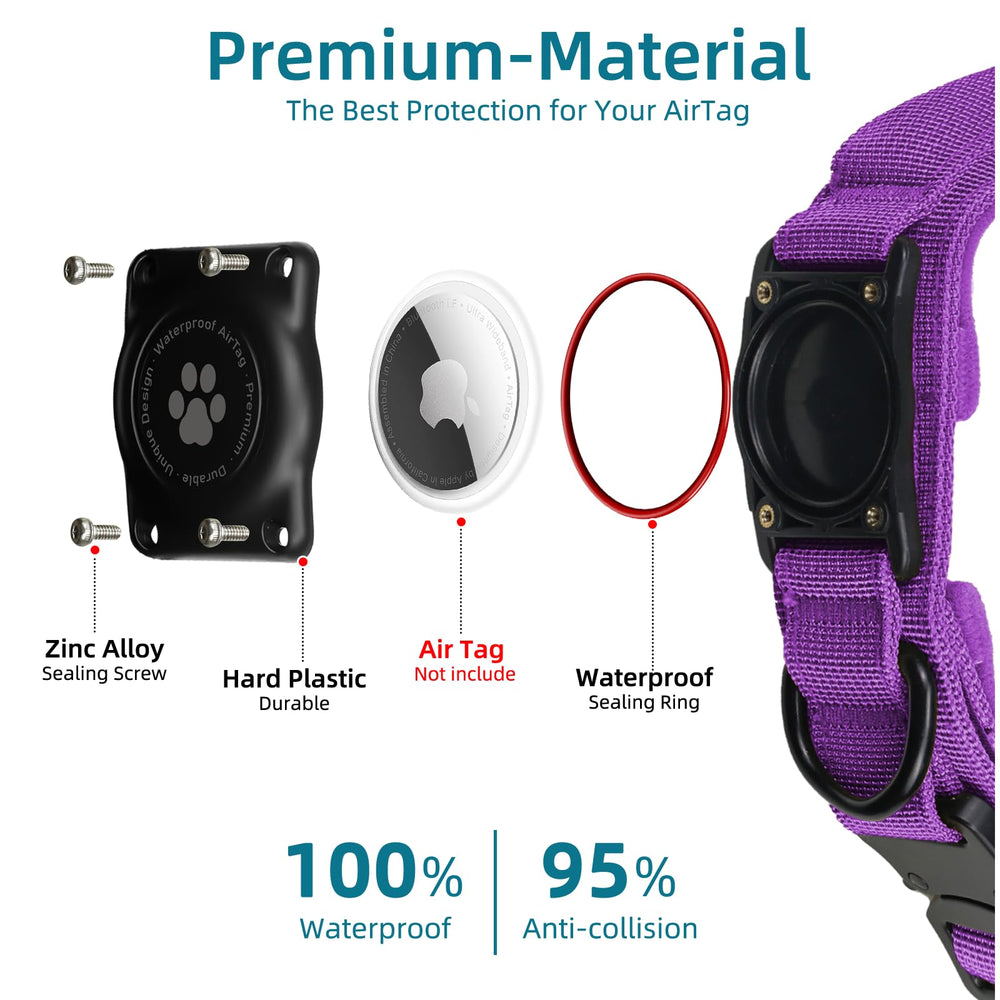 Col­lar Furrigo de nylon 1000D resistente para uso diario y aventuras