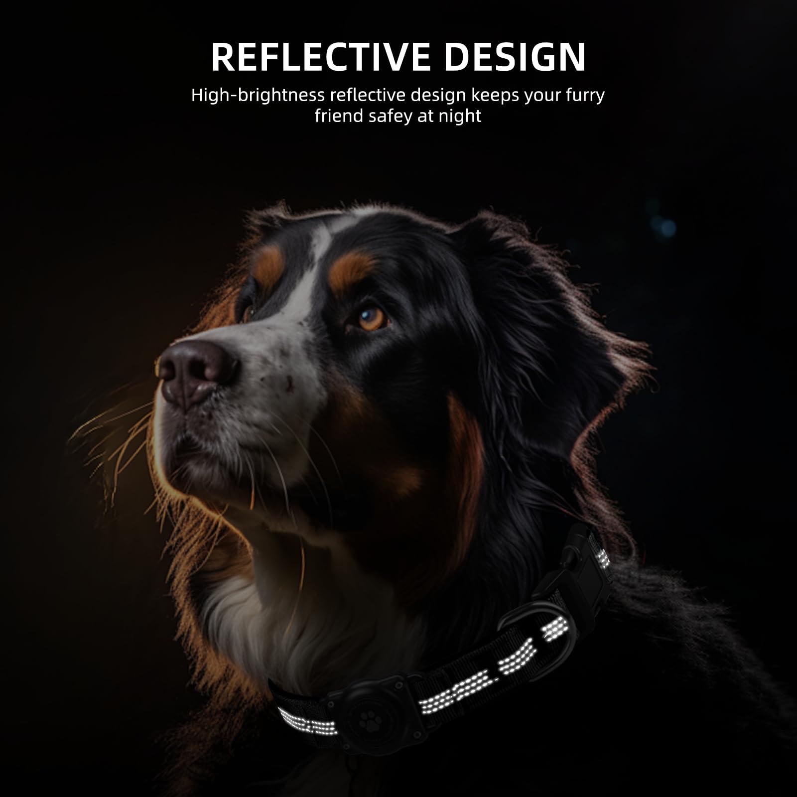 Collar Furrigo acolchado suave para confort diario de perros activos
