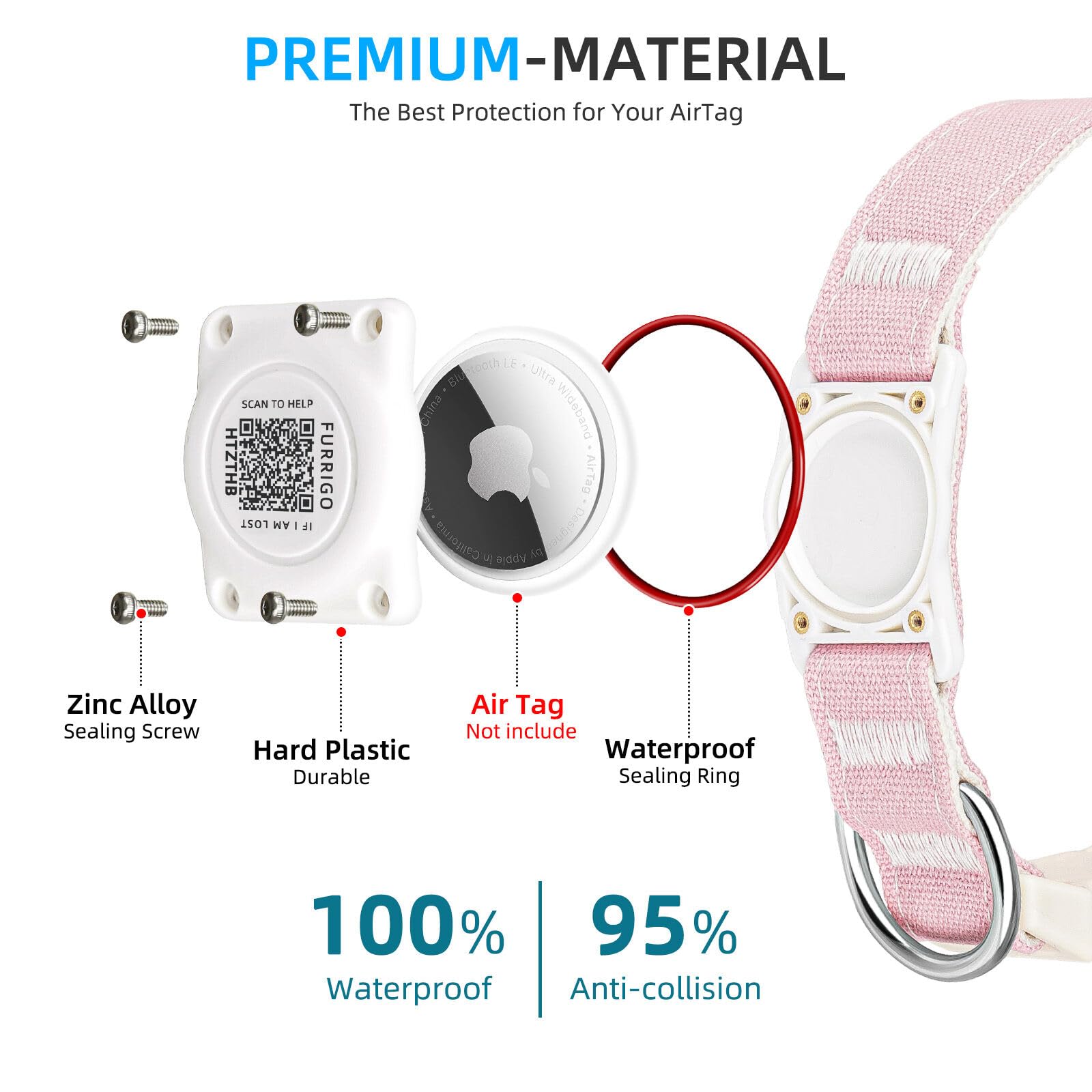 Código QR del collar Furrigo activa perfil gratuito del perro