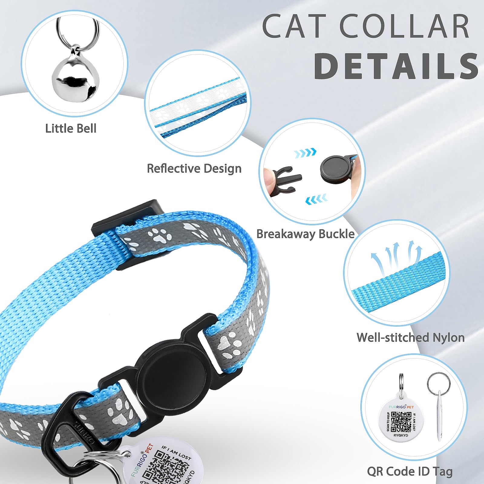 Collar Furrigo para uso diario con diseño cómodo y seguro