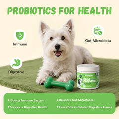 Furrolika Probioticos Perros envase frontal; fácil administración diaria.