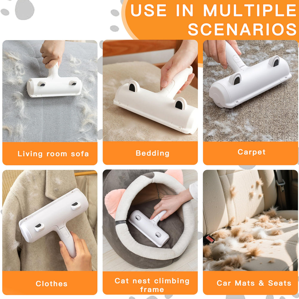 Caja de almacenamiento integrada de Furry Fun para guardar herramientas sin esfuerzo.