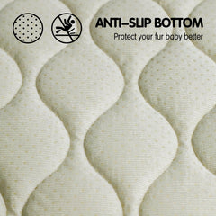 Colchón furrybaby lavable a máquina para limpieza fácil