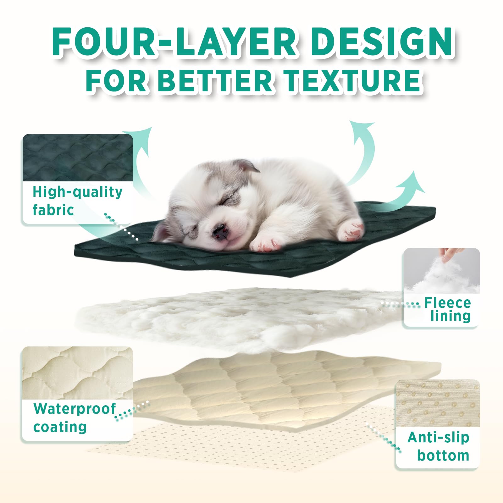 furrybaby colchoneta suave para dormir cómodo