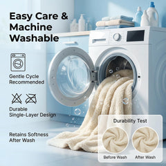 Manta furrybaby para sofá, protege muebles y brinda confort.