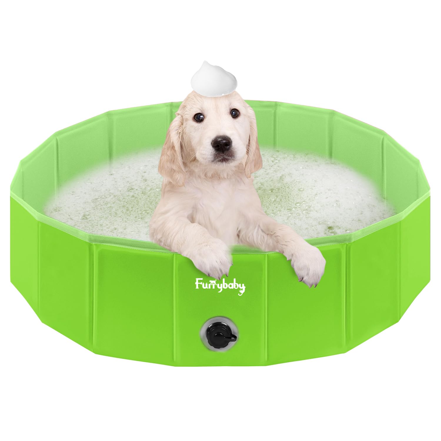 Piscina para perros Furrybaby de 32 pulgadas en exterior refresca a tu mascota.