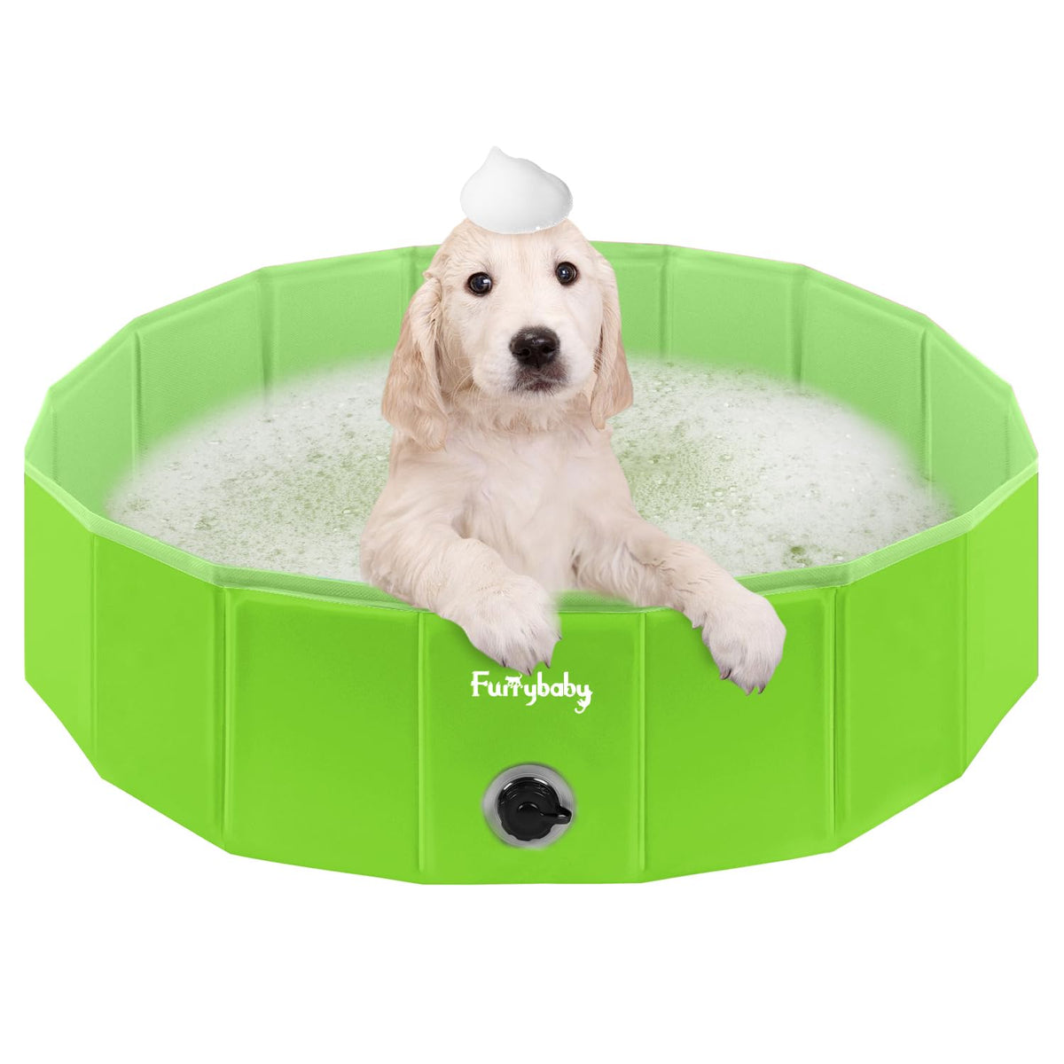 Piscina para perros Furrybaby de 32 pulgadas en exterior refresca a tu mascota.
