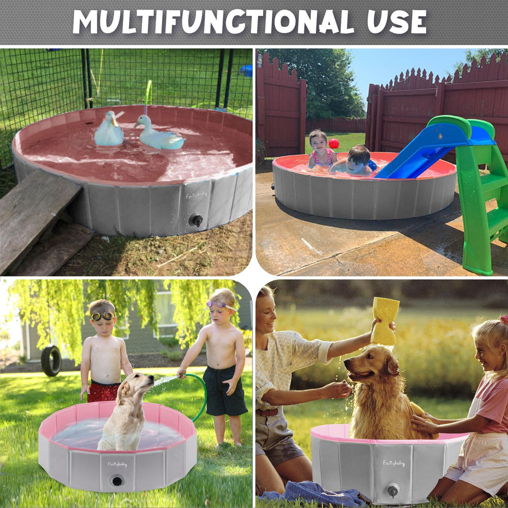 Piscina recreativa de Furrybaby para patio y vídeo de uso familiar.