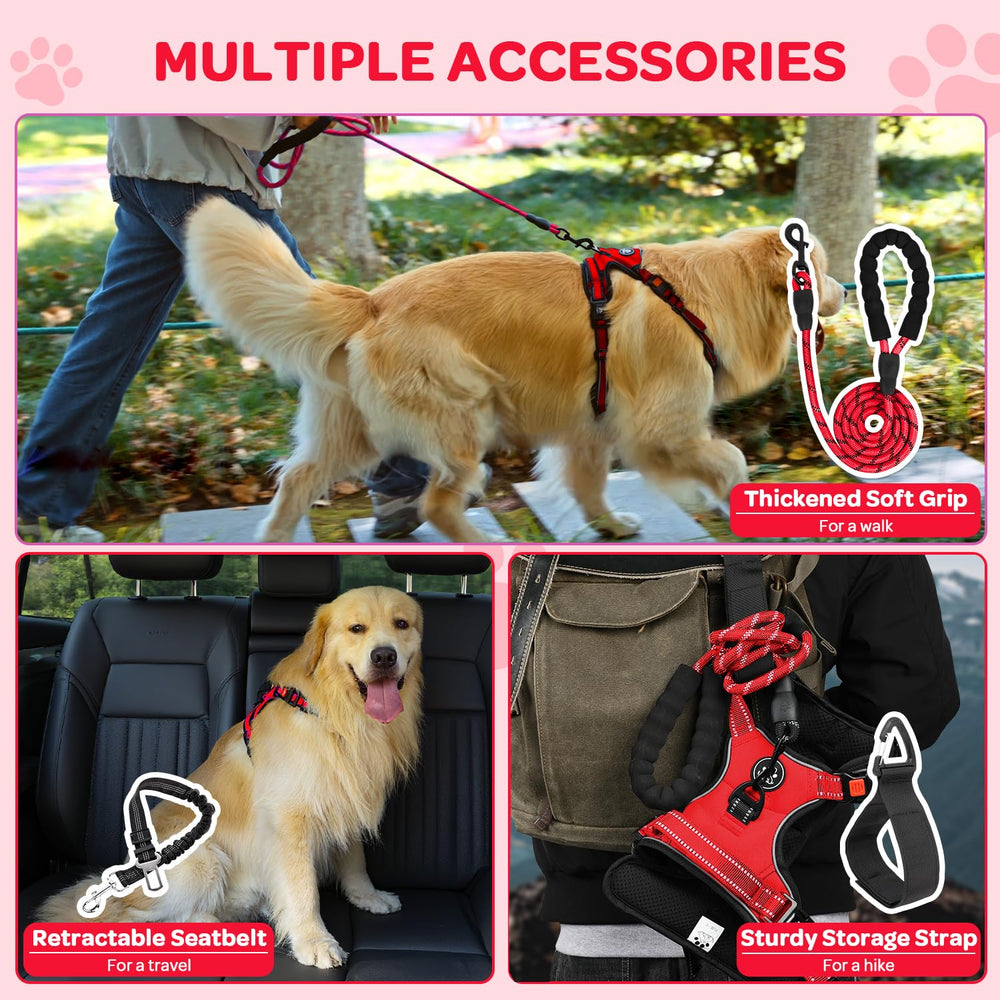 FURRYFECTION arnés perro tejido de nylon 600D y malla transpirable