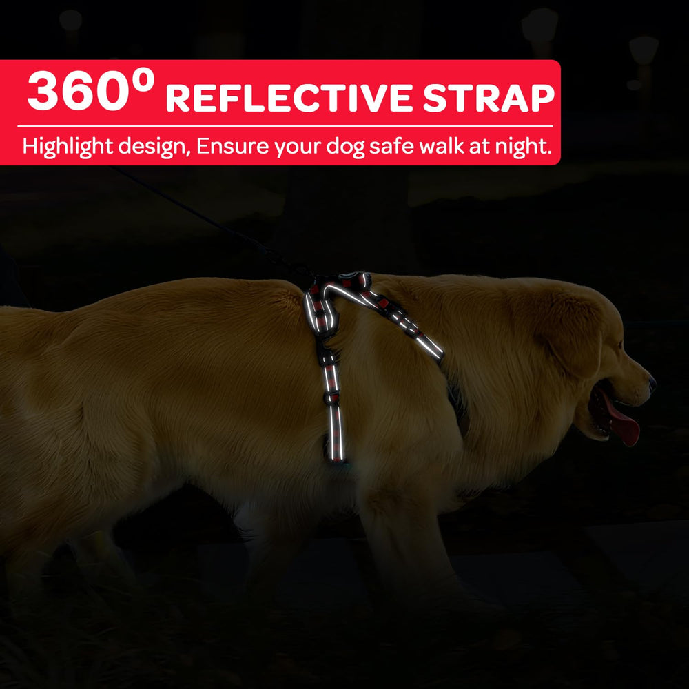 Arnés plaid FURRYFECTION para perro pequeño de nylon 600D para uso duradero.