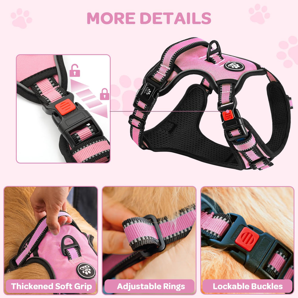 Arnés FURRYFECTION XL con malla de ventilación para mayor comodidad.