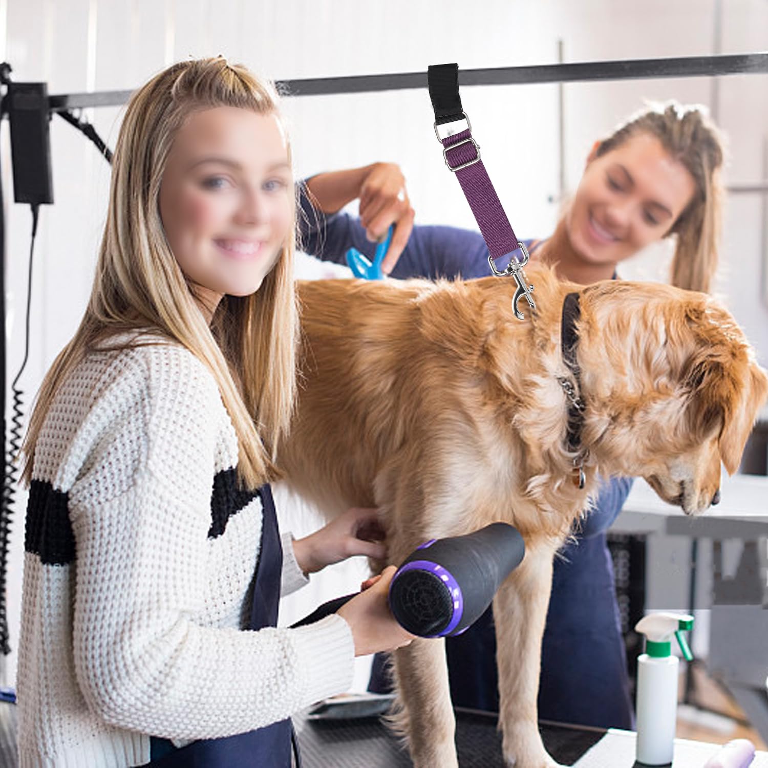 FURSDOLY nailon resistente, durabilidad para sesiones de peluquería canina.