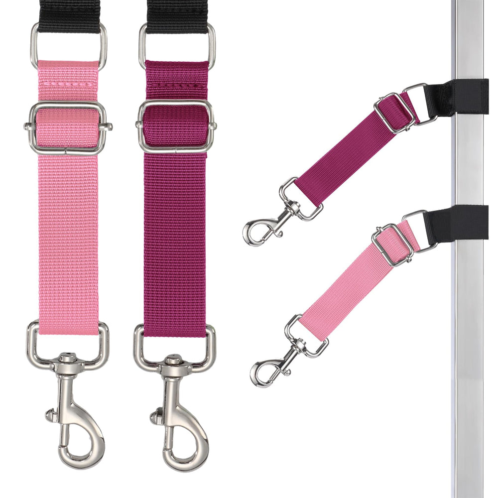 FURSDOLY extensor de brazo para mesa canina en rosa, ajuste seguro.