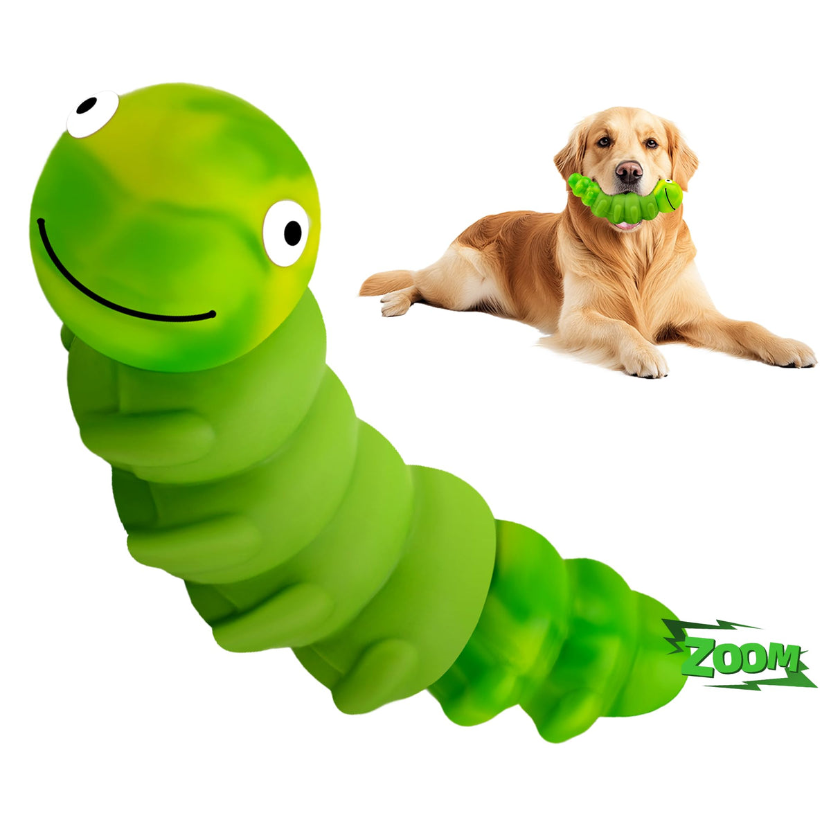 Juguete indestructible FurtasticFinds para perros grandes y masticadores fuertes.