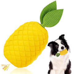 Juguete piña de FurtasticFinds, duradero para mordedores grandes.