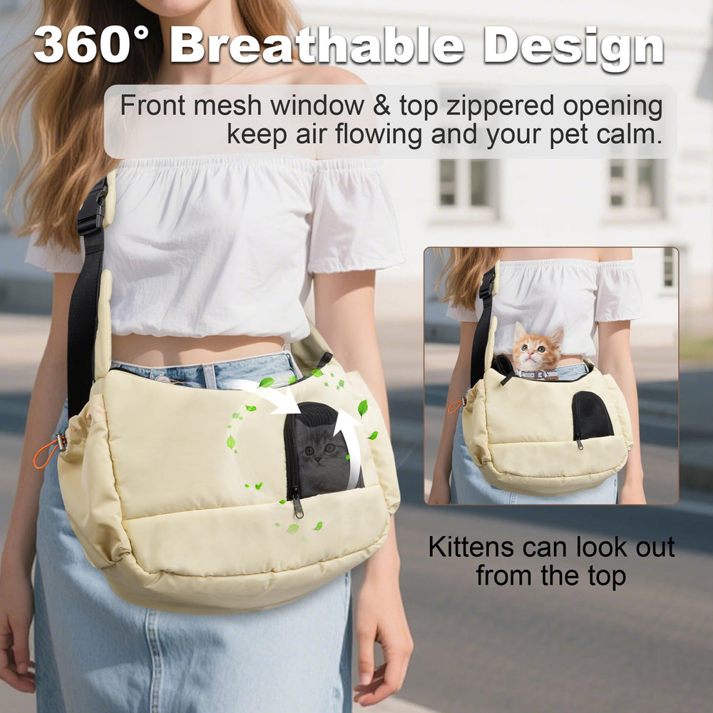 Furtent sling con malla frontal para buena ventilación en el paseo.