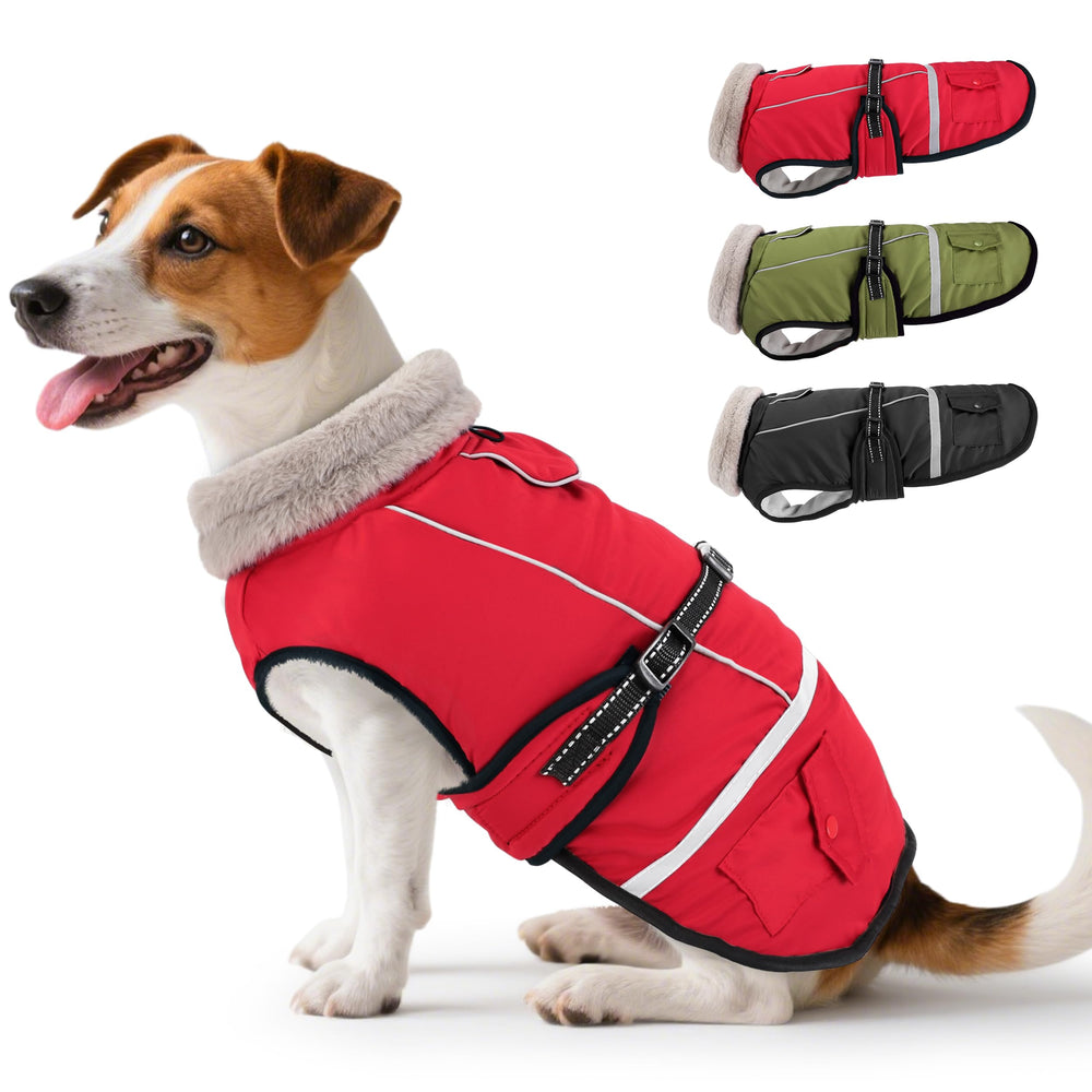 Abrigo FurTime para perro con cierre ajustable para un ajuste seguro
