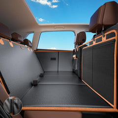FURTIME cobertor de asiento trasero con acceso lateral para perros, instalación rápida