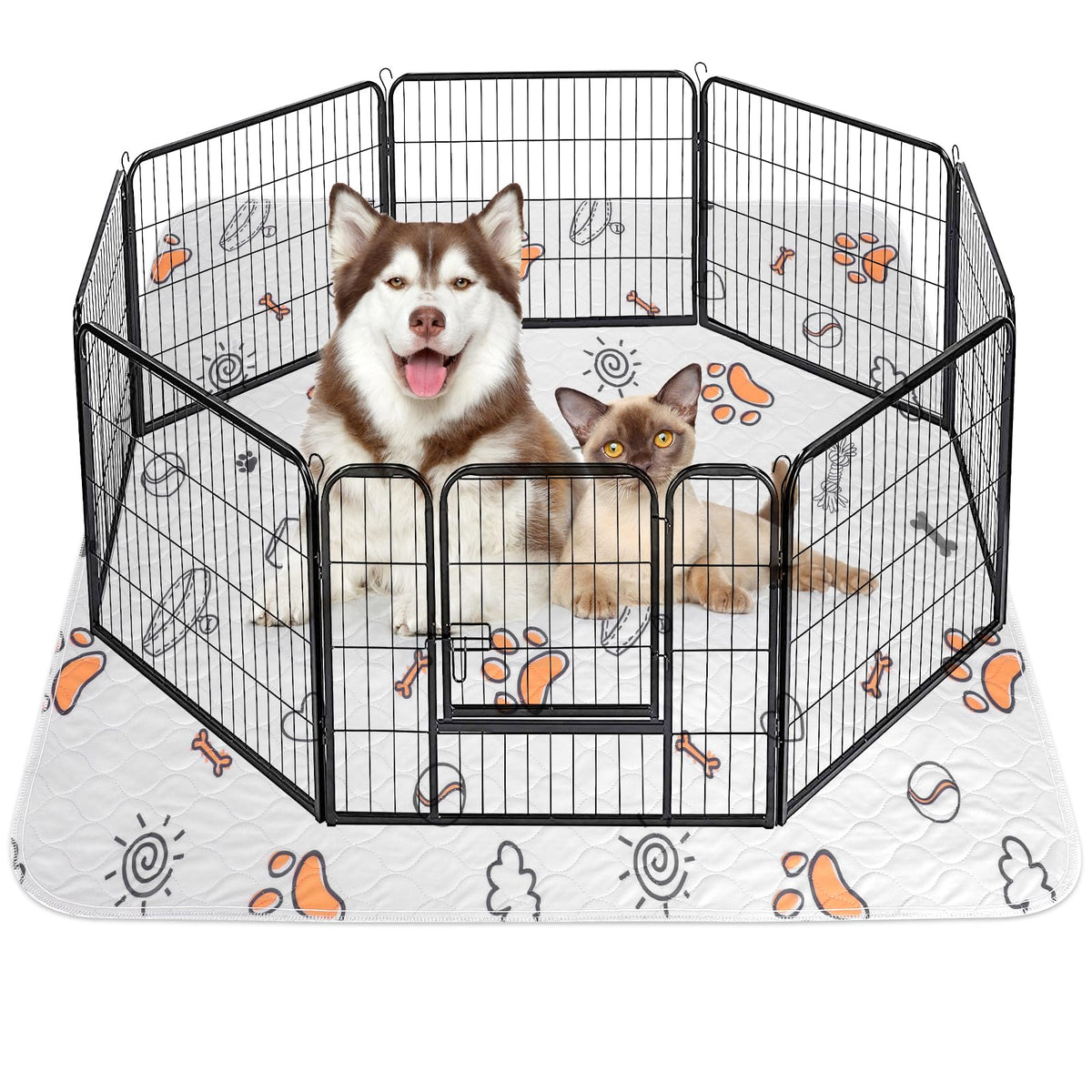 Furtime almohadilla entrenamiento 72x72 para perros, absorbe líquidos rápidamente y protege el suelo.