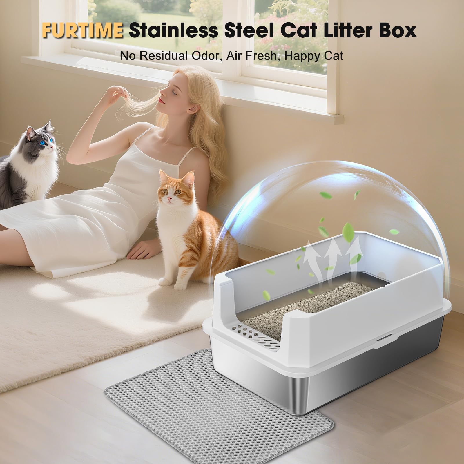 FURTIME uso doméstico cómodo y silencioso dentro de casa.