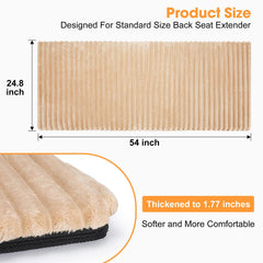 Cama FurTime para coche, acolchado de espuma de alta resiliencia.