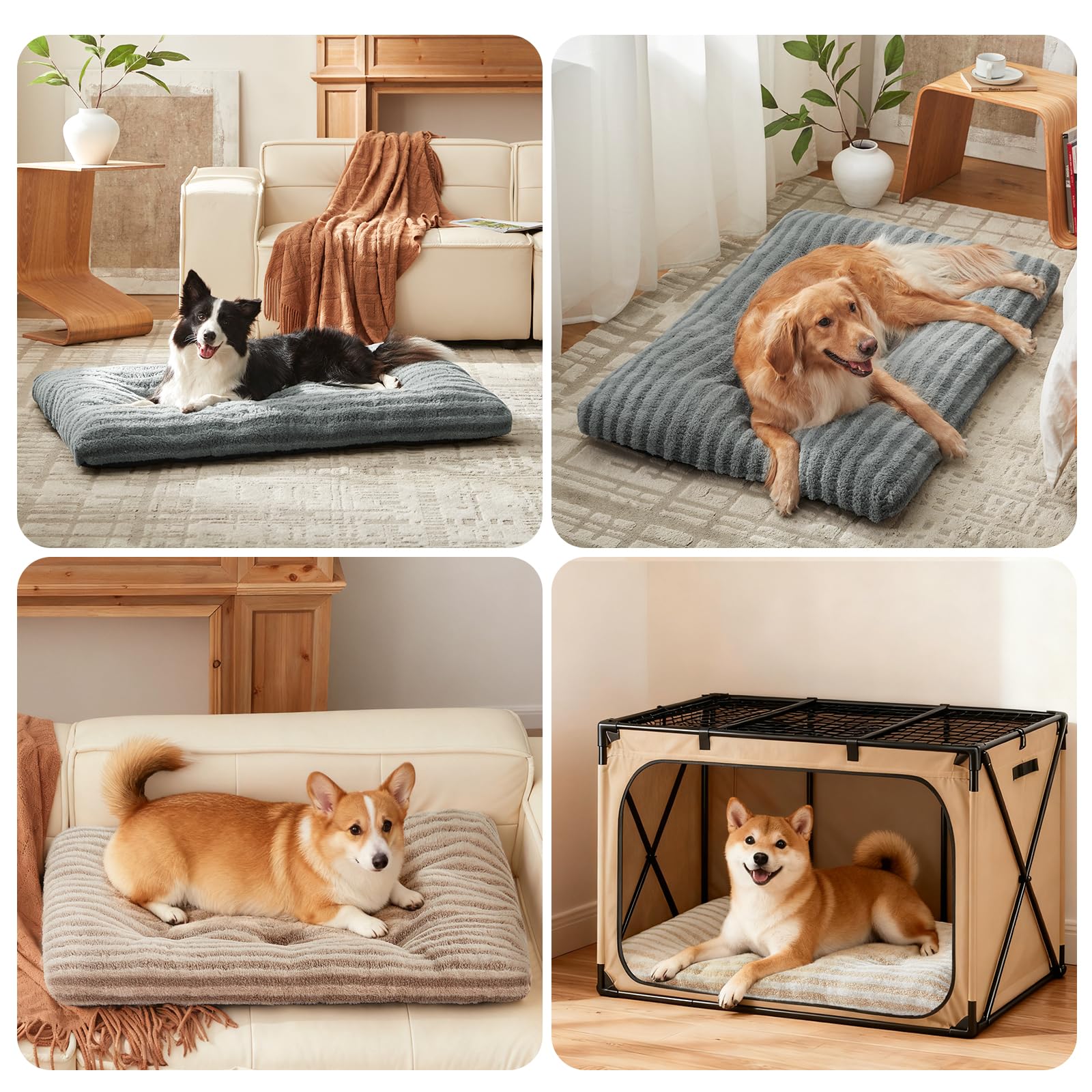 Cama FurTIME llega en empaque vacío para ahorro de transporte.