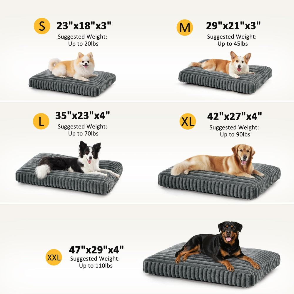 FURTIME: cama para jaula o crate, suave y acolchada.