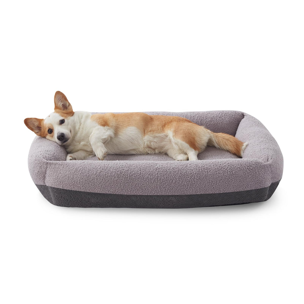 Cama FURTIME lavable para perro, vista frontal, descanso diario cómodo.