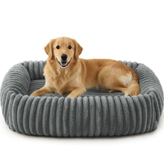 Cama FURTIME para perro medio con funda removible lavable, limpieza rápida.