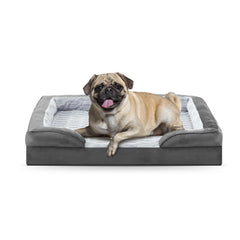 Cama FURTIME ortopédica para perros pequeños, interior cómodo con soporte estable.